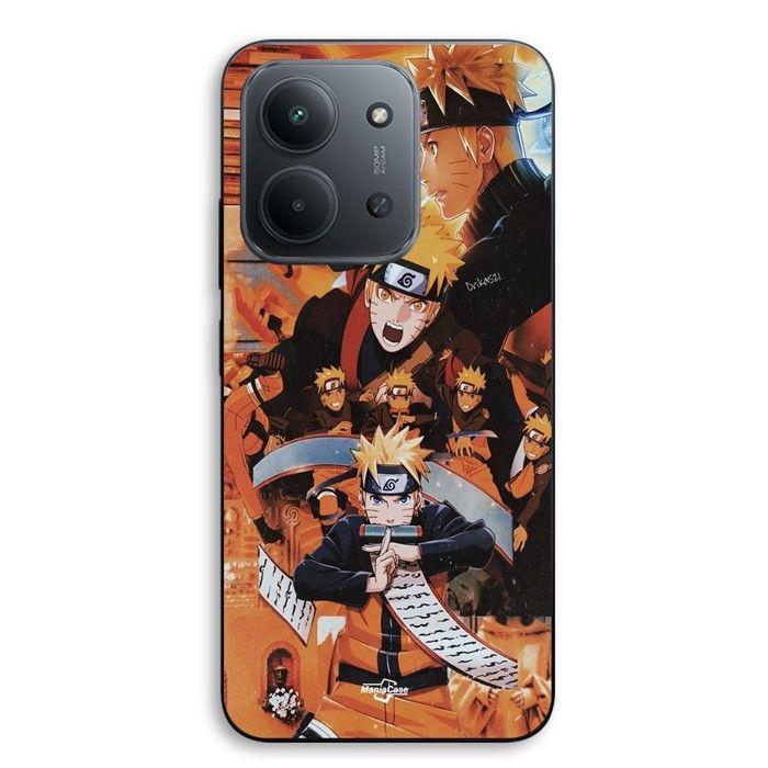 Coque de téléphone - MANIACASE - Xiaomi Redmi 15C 5g - Silicone TPU - Naruto Uzumaki - Noir nero