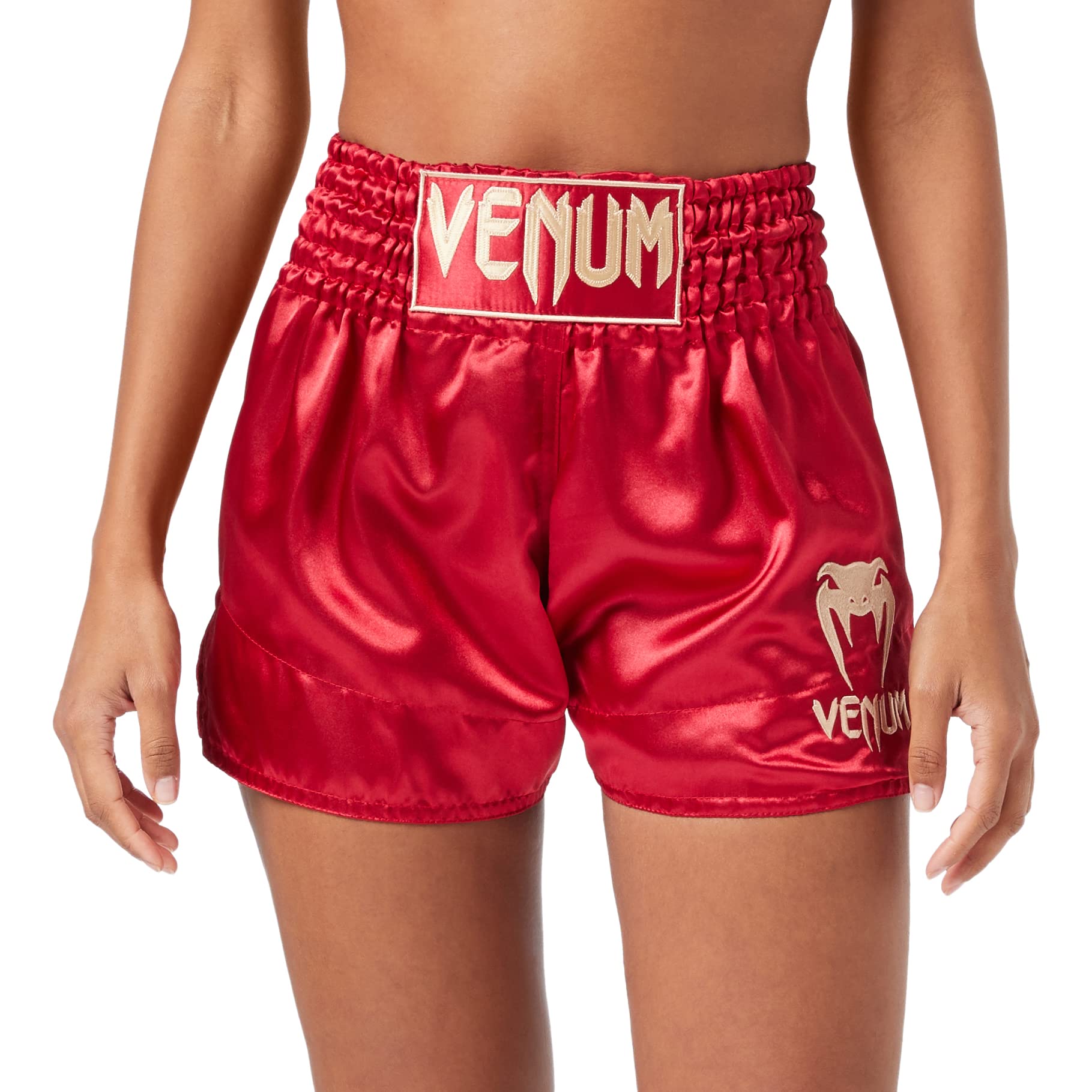 

VENUM Muay Thai Shorts Classic Size (Red/Gold, M)