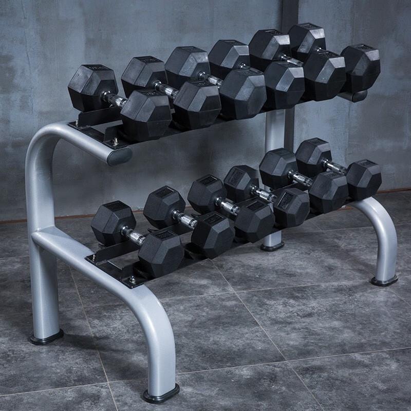 Wei Bu Double-Layer Dumbbell Storage Rack
