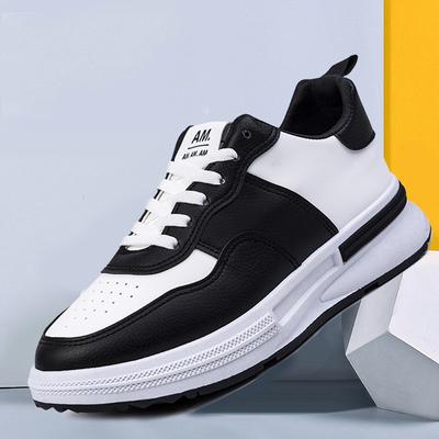 Wiosna Festiwal Nowy Gruba Podeszwa Modny Trend Casual Męskie Buty Niskie Cholewka Kolor Dopasowany Sport Casual Małe Białe Buty Męskie Pojedyncze Buty