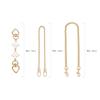 Lan Bao Fan Alloy Metal Bag Strap Women's Gold tone DW-ZGA202