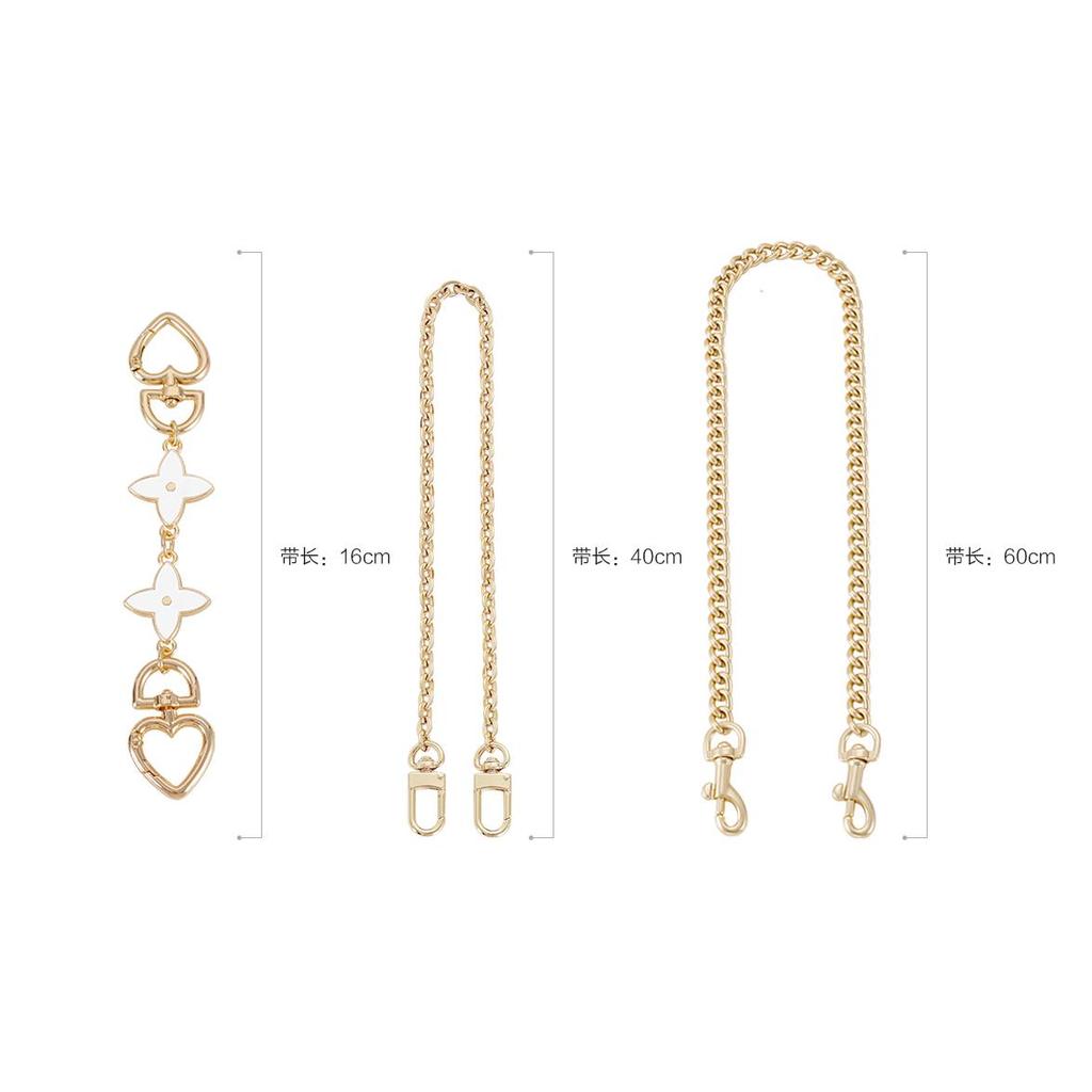 Lan Bao Fan Alloy Metal Bag Strap Women's Gold tone DW-ZGA202