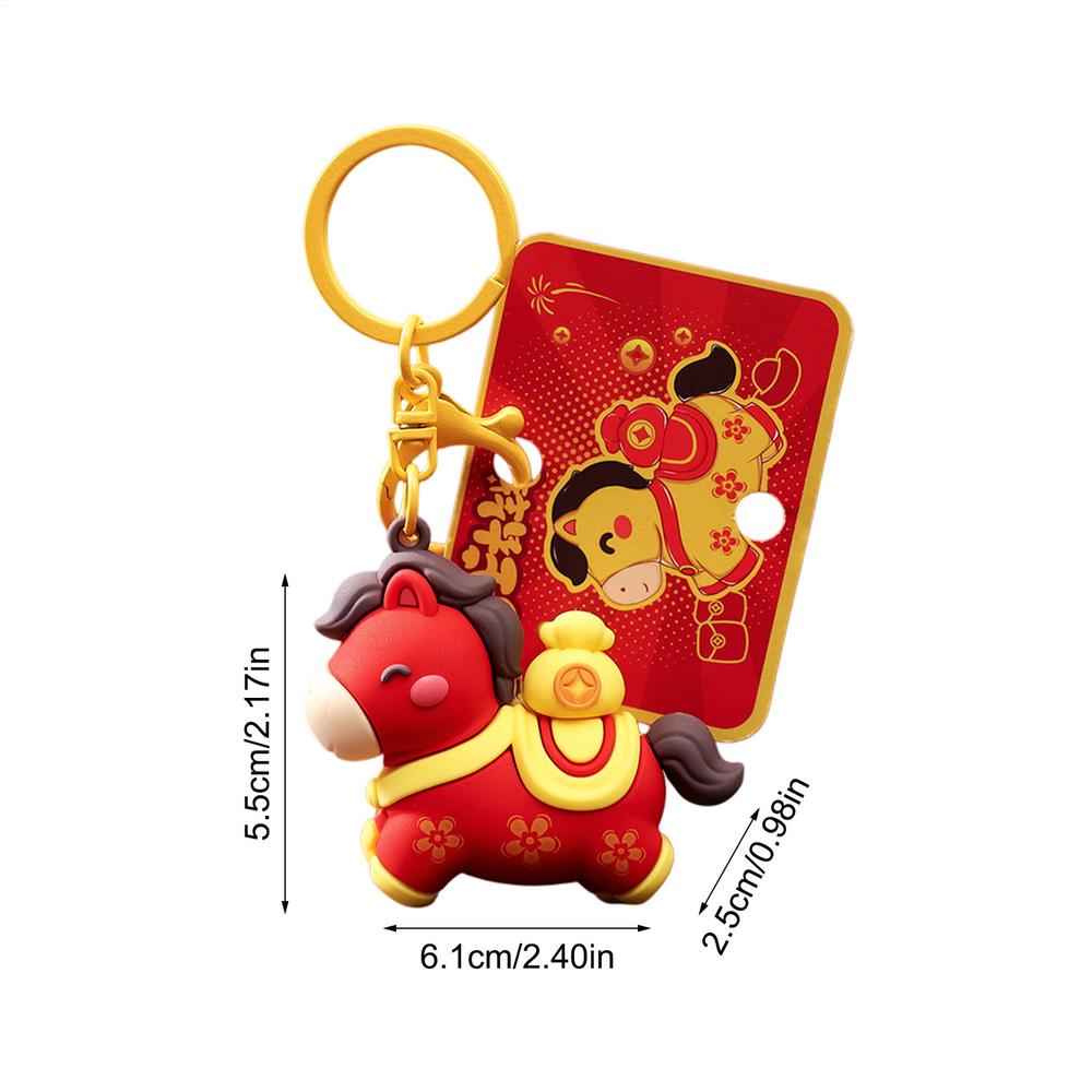 

Horse Keychains for Women 2026 Chinese New Year Pendant Horse Purse Charm for Women Men Kids Adults Teens Backpack Souvenir