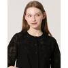 Women Lace Pearl Short Sleeve Cardigan Zkn6262061