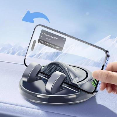 Multifunctional Car Phone Holder with Temporary Parking Number Plate Scratch-proof Universal Fit for All Smart Phones Car Use
