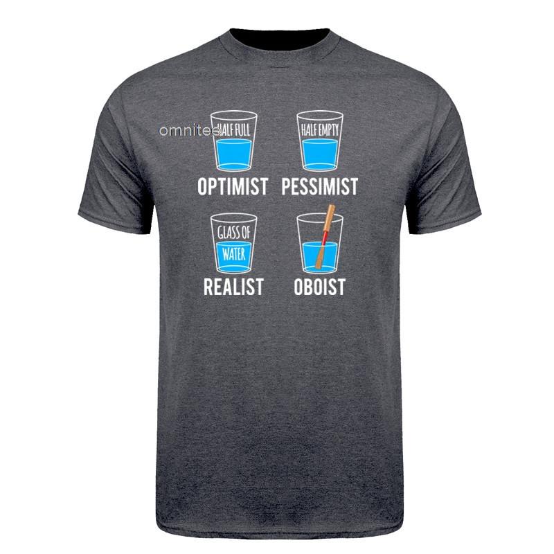 Pessimist Oboist T Shirt Short Sleeve Instruunisext Musician Oboe Lovers Gift Cotton Casual Streetwear Unisex Tshirt Hj075