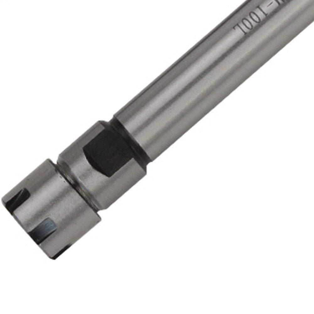 15pcs CNC Milling Lathe Straight Shank Chuck C12-ER11M-100L with Wrench