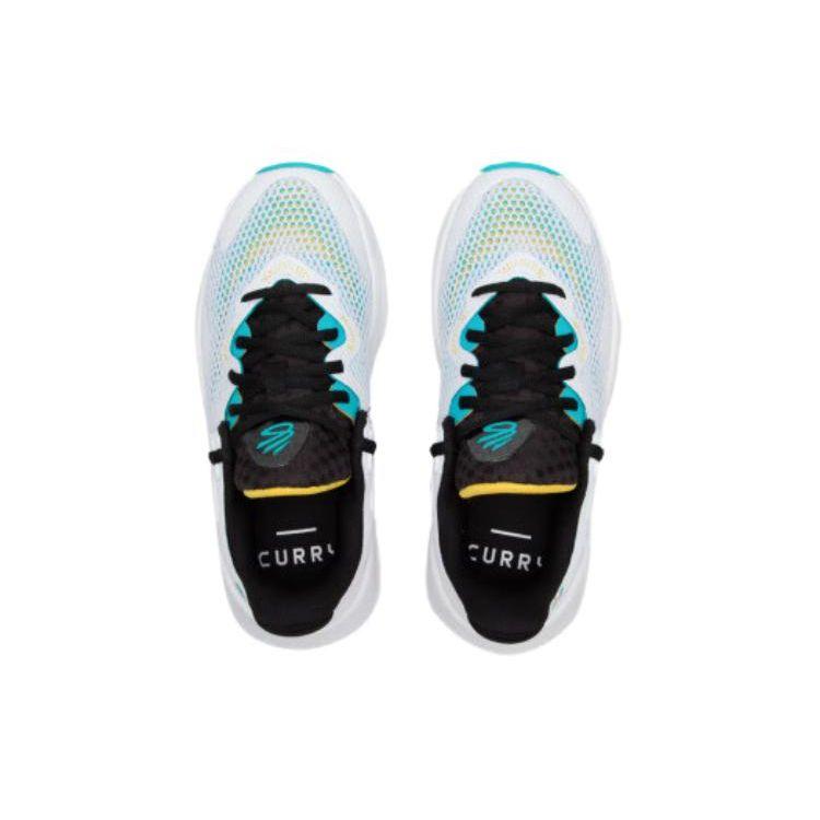 Under Armour Men's Curry Splash 24 AP White Teal Red Basketball Sneakers 3027262-100