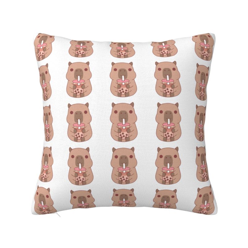 Capybara Nordic Throw Pillow Cover Decoracion Salon Case Sofa Cushion