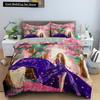 Watercolor Flowers King Queen Duvet Cover Colorful Blooming Floral Bedding Set for Teen Adult Plant 2/3pcs Polyester Quilt Cover