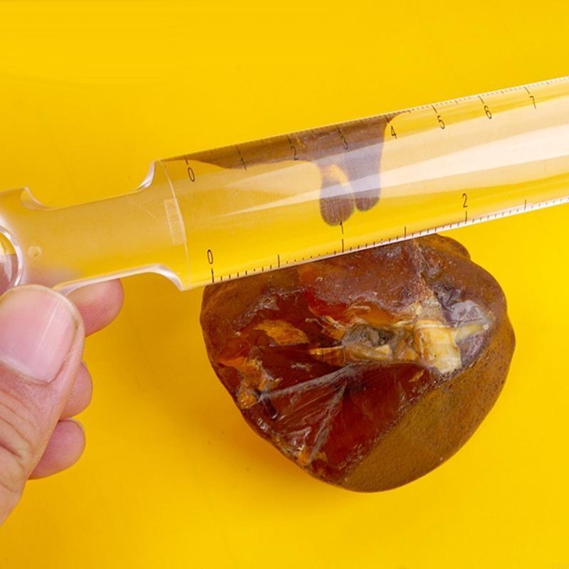 2 in 1 10x Bar 6-Inch Data Processing Ruler for Reading