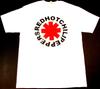 RED HOT CHILI PEPPERS Vintage Logo T-shirt RHCP Rock Tee Adult Men White New