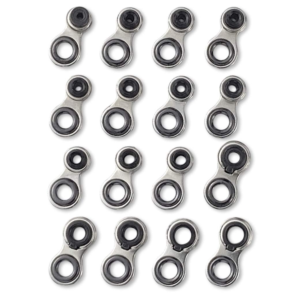 Fishing Rod Rod Guide Stainless Steel Repair Replacement 16 Piece