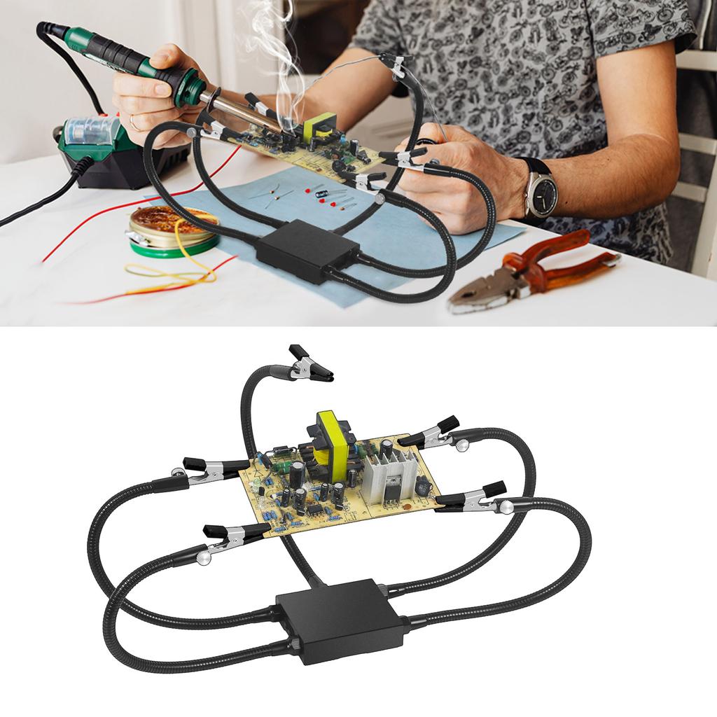 Soldering Third Hand Soldering Helping Hands Tool Flexible Metal Arm for Electronics Repair Jewelry Assembly Projects