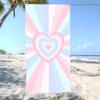 Macaron Sweet Wave Towel Beach Towel Oversized Super Absorbent Soft Swim Beachtowels For Men, Women