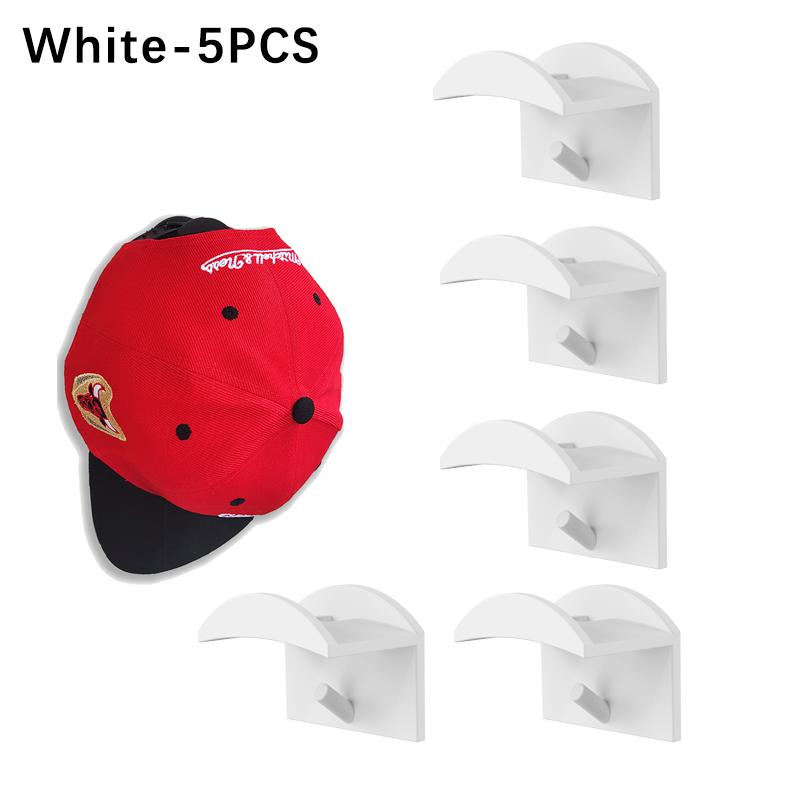 Baseball Hat Hooks Simple Headphone Necklace Storage Hooks No Trace Hooks Hat Organizer Home Storage Hooks