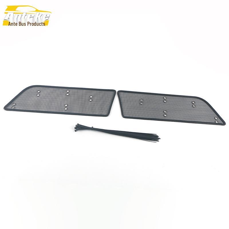 19 X7 Insect Screen Sequins & Diamond Mesh Radiator Panel Decorative Stickers for Car Exterior