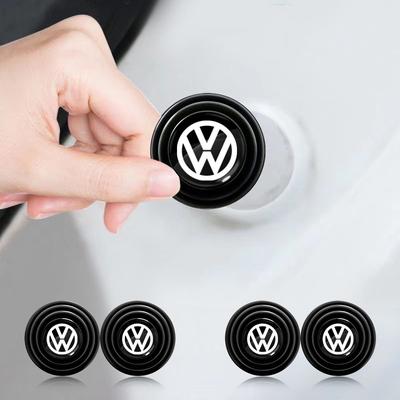 Car Door Anti-Collision Silicone Pads Shock Absorber Gasket Suitable For Golf-7 4 5 6 CC T-ROC Sharan Passat B5 6 7 Polos Tiguan