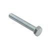 Hexagonal Head Screw, Full Thread, M8x55, Class 8.8, DIN933, White Galvanized
