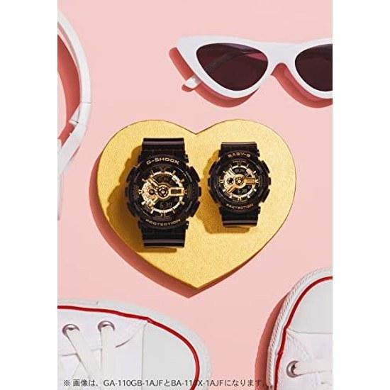 Casio Wristwatch Baby-G BA-110X-1AJF Ladies Black Gold