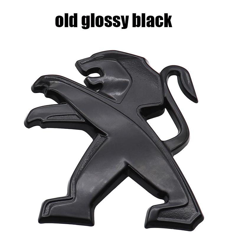 1pcs metal 67mm 83mm Car Front logo Rear Bumper tail door trunk sticker car rear Emblem sticker styling Accessories For Peugeot