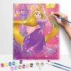 Disney DIY Oil Painting Art Painting Kit Tangled Rapunzel Home Wall Decor Handmade Gift for Princess Fans Creative Canvas Art Works