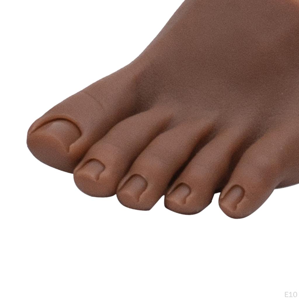 Practice Foot Model Bendable Prosthetic for Nails Ists Beginners Training