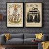 Plakat filmowy Midsommar Hereditary Wydruk na płótnie Malarstwo abstrakcyjne Obrazy ścienne Sztuka nordycka Salon Wystrój domu Prezent dla fana filmu