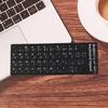 1Pc Standard Matte 3 In 1 Hebrew English Russian Keyboard Stickers Language Letter Film For Pc Laptop Accessories