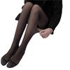 Korean Style Sexy Black Silver Thread Tights - Trendy, Sweat-Absorbing Sheer Stockings