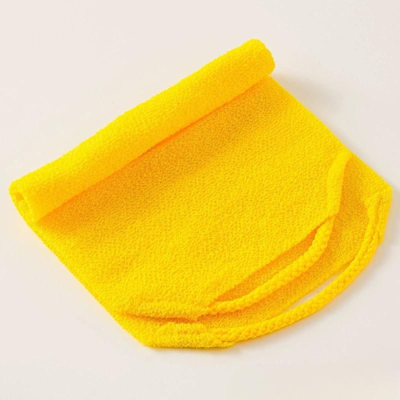 Koreanischer Peeling-Rückenschrubber, langes Stretch-Badetuch, Duschtuch für den Körper