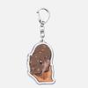 Funny Baby Hippo Cute Keychains Keyring for Accessories Bag Moo Deng Meme Pendant Keyring Jewelry Fans Gifts