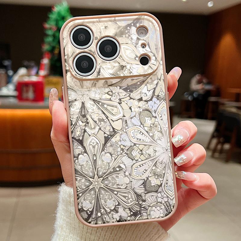 

Colorful Mandala Floral Case For iPhone 17 Pro Max iPhone 16 15 14 13 Pro Max Magnetic For Magsafe Hybrid TPU+PC Matte Cover iPhone 14 Pro MAX золотий