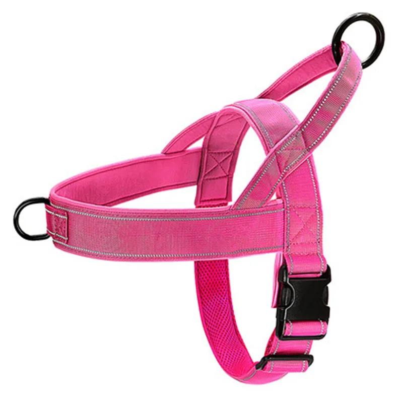 Heavy Duty 1000D Nylon No Pull Dog Harness for Large Dogs Adjustable Outdoor Training Vest with Handle