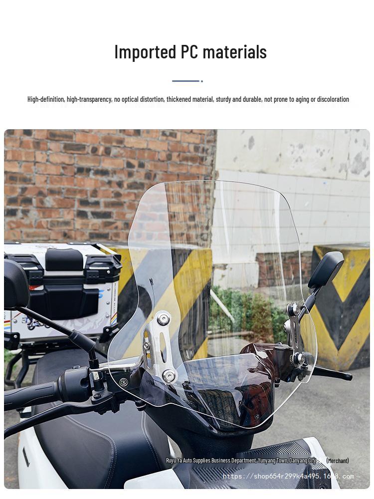 Compatible Front Windshield for Chitu, Cangqiong, and Leibao Electric Scooters
