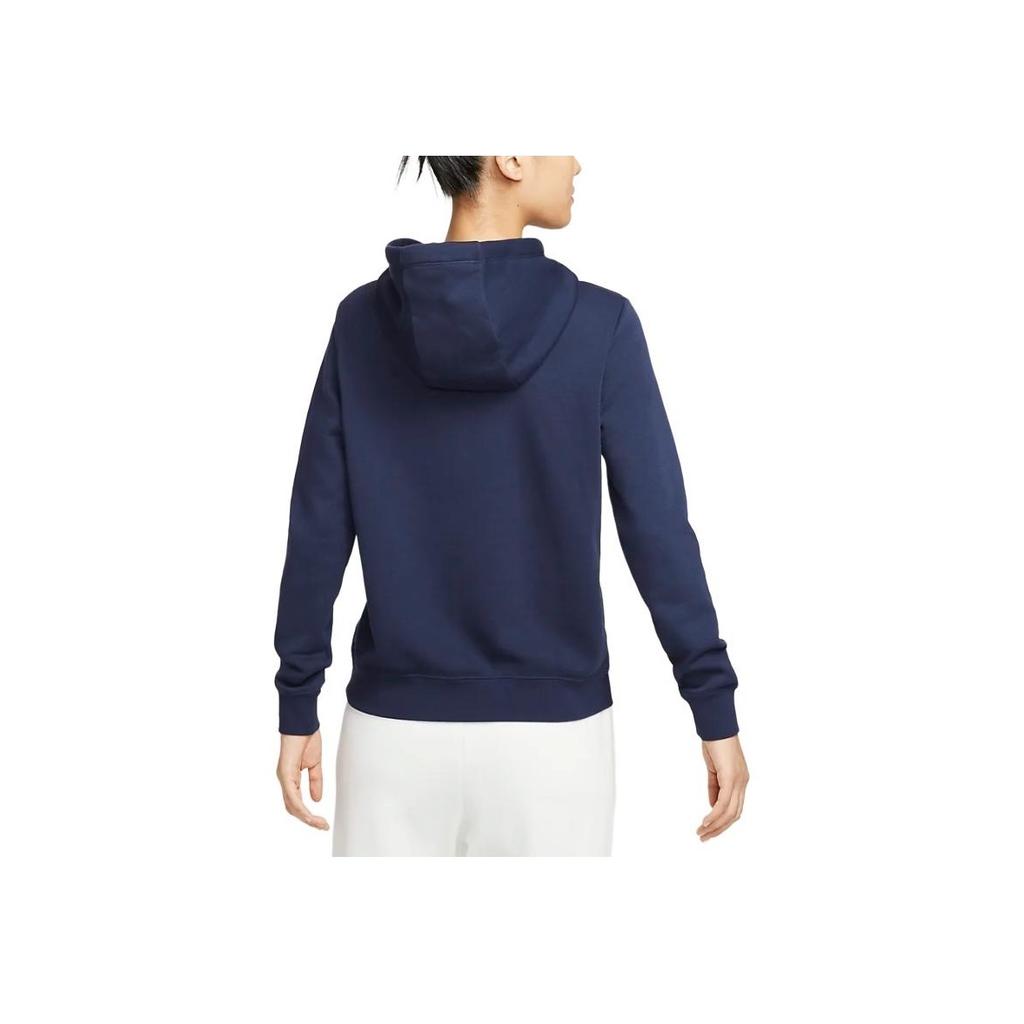 Nike Sportswear Club Fleece Hooded Pullover Sweatshirt Women tops Obsidian DQ5794-451