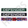 3D Aluminium Defender Car Letters Logo Auto Fender Door Decor Stickers Rear Trunk Emblem Tailgate Badge Accessories Styling