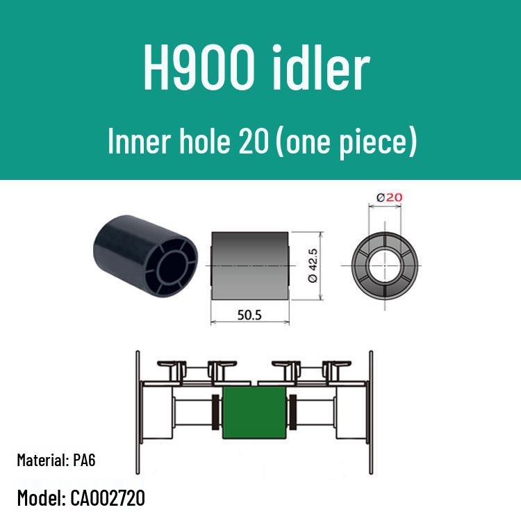 Double Row Nylon Support Wheel for Conveyor Systems