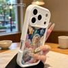 Carcasa de telefon: Plat 2D, potrivit pentru husă protectoare iPhone 18 17 16 15 14 13 12 Pro, ursuleț astronaut, cadou perfect de Crăciun și Halloween