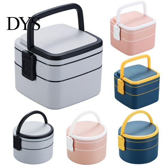 Lunch Box Leak-proof Sealed Double Layer Large Bento Capacity Outdoor Boxes for School