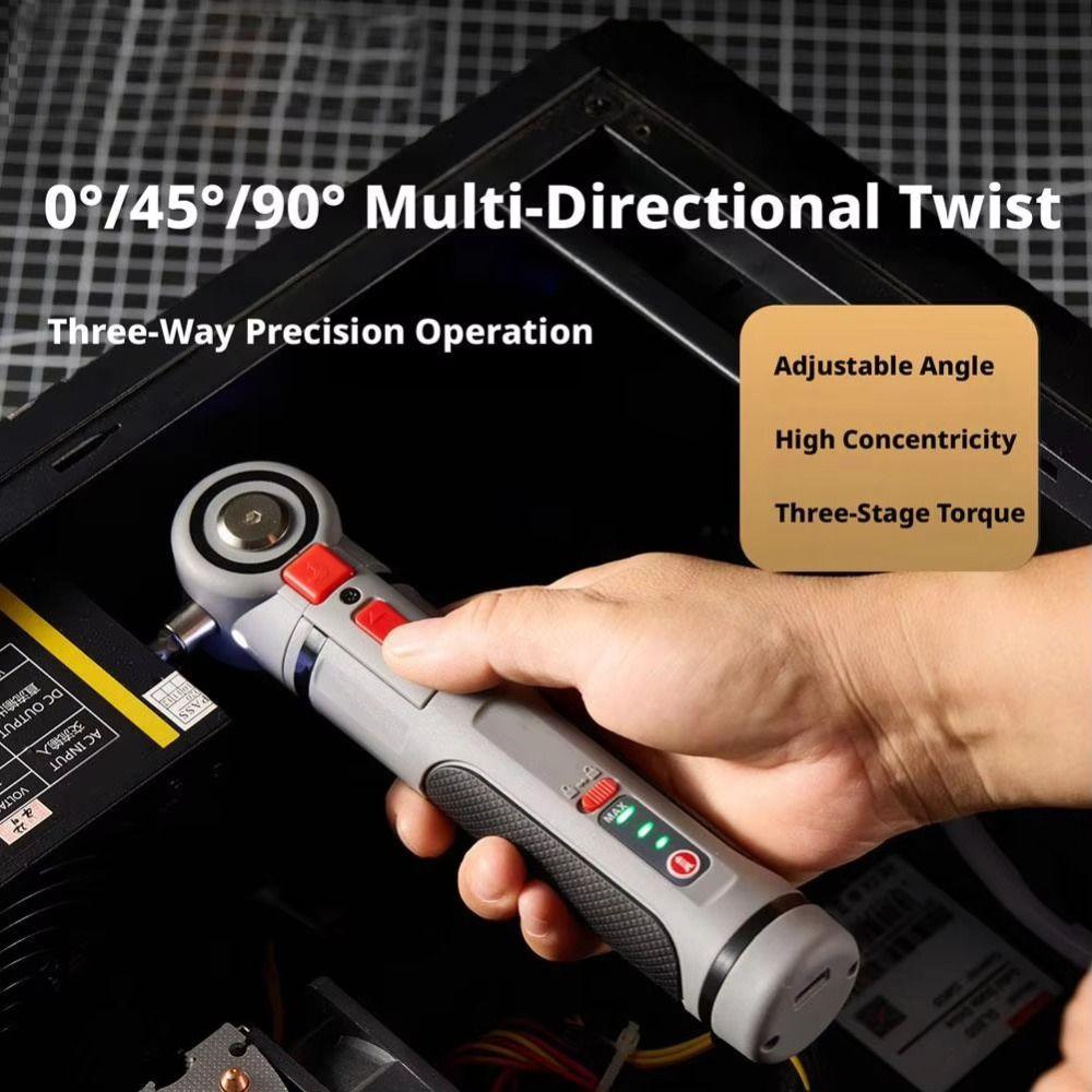 4 V Electrical Screwdriver Set Ergonomic Pen Shaped Power Drill Smart with LED Light Cordless Screwdriver Electrician Tool
