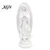 Handmade Retro Figurine Our Lady of Guadalupe Religious Statue, Virgin Mary Figurine, Resin Sculpture, Collectable Character Inspirational Art