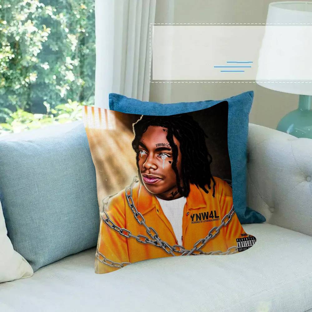 Hip Hop Rapper YNW Melly Personalisierte Kissenstaubabdeckung Schlafzimmer Kinder Party Dekoration Kissenbezug Geburtstag Kindergeschenk