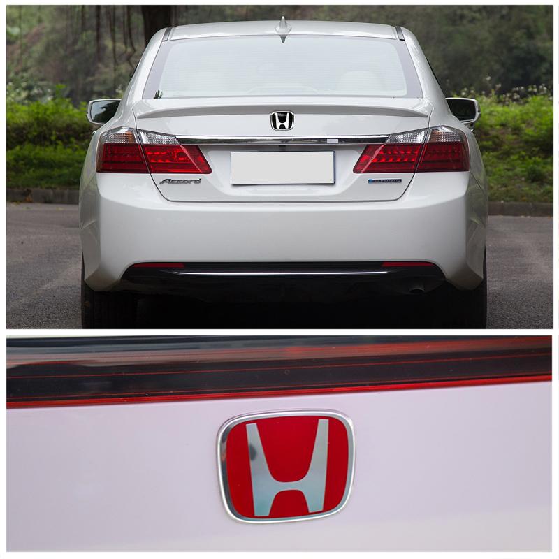 Car Emblem Badge Front Grille Trunk Steering Wheel Decorative Accessories For Honda Accord Civic 8th 9th 9.5th 10th Generation