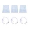 3 Sets White LED Backlight Board Fit for Bambu Lab 3D Printer Support for Makerworld Lithophane PCB Light Board with