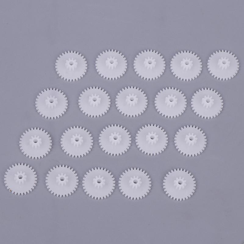 20 sztuk plastikowych kół zębatych 30 zębów, Model 30102B Redukcyjne ślimakowe koła zębate do samochodu RC, robota, silnika, modelu DIY, części zamienne