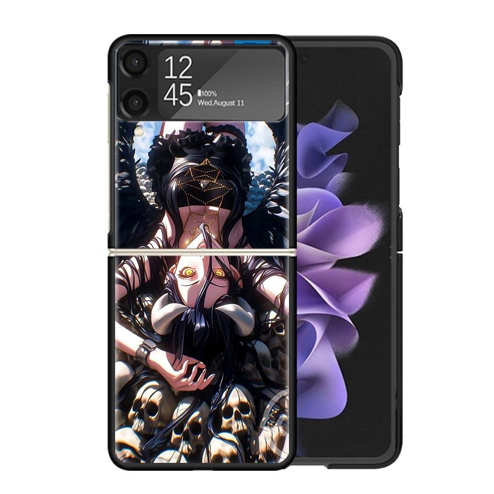 

Albedo Overlord Anime Cases For Samsung Galaxy Z Flip 4 5 6 7 3 Z Flip7 Flip6 Flip4 Flip5 Flip3 5G Hard Shockproof Fundas Cover Samsung Z Flip 5