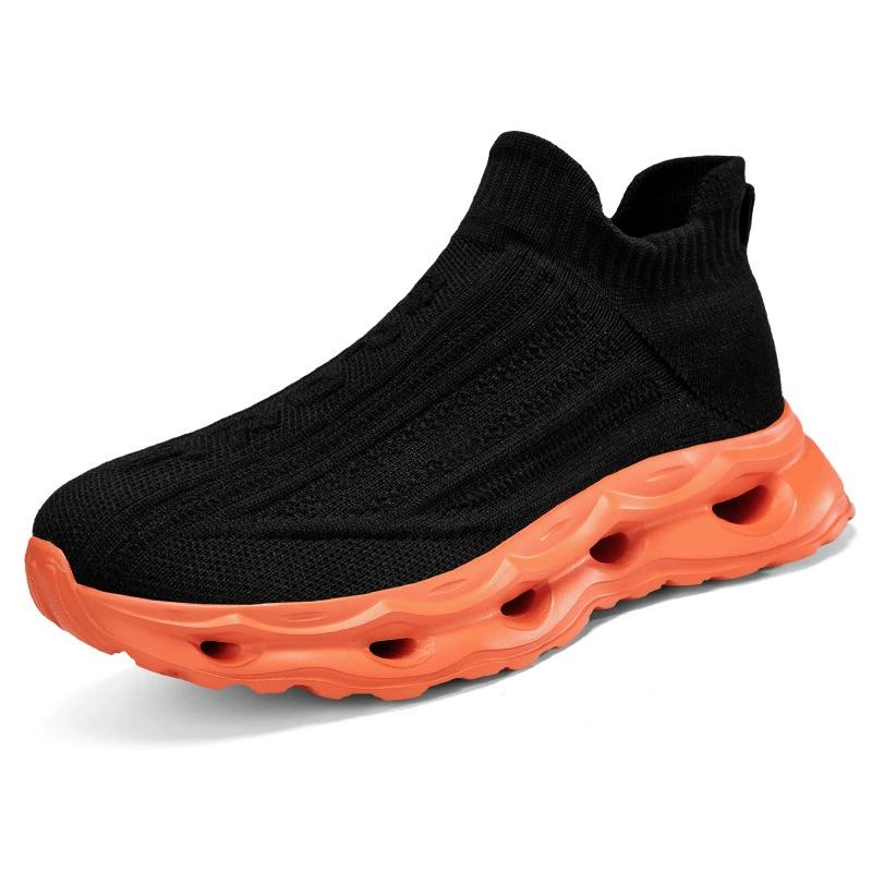 Oversized Flyknit Sneakers, Socks, Thick Soled Shoes, One Step Casual Shoes