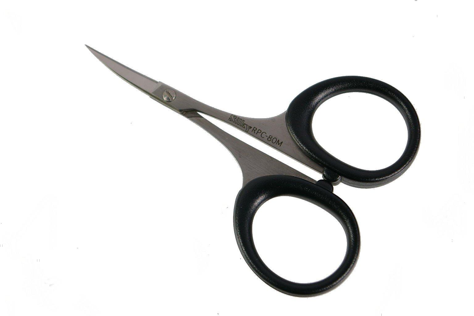 

Patchwork scissors 80mm curved Black RPC-80M чёрный