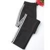 Side strip sports women's casual pants Zhengzhou women's pants drape mother pants new Tencel cotton middle-aged and thin